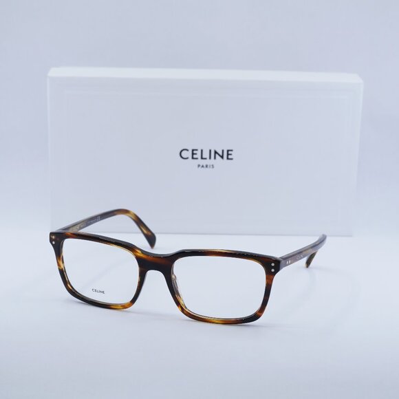 Final Price! Celine CL50081I 056 Flamed Havana Eyeglasses 56mm - Picture 1 of 11